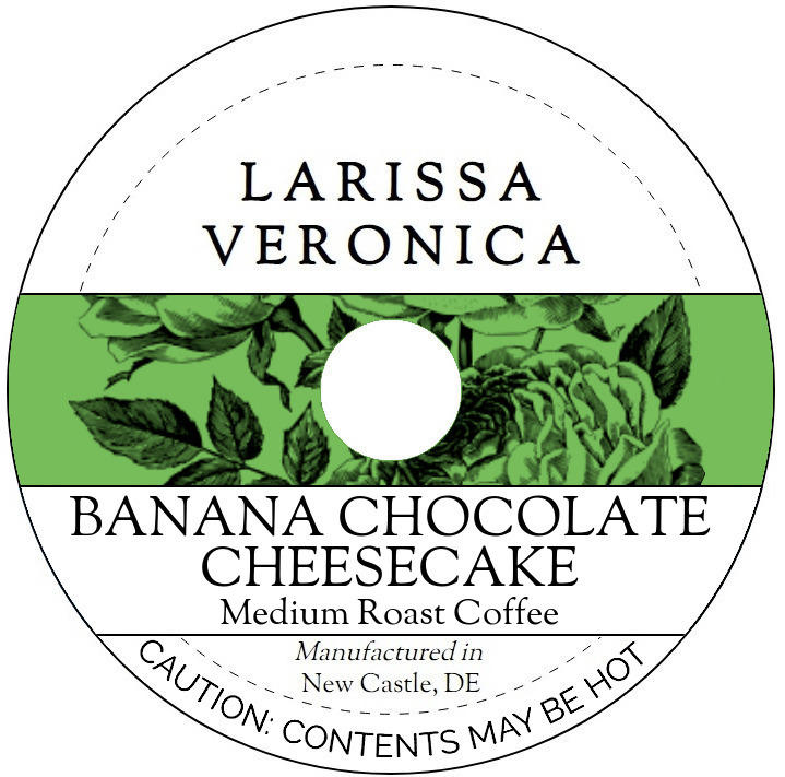 Banana Chocolate Cheesecake Medium Roast Coffee <BR>(Single Serve K-Cup Pods)