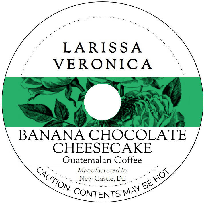 Banana Chocolate Cheesecake Guatemalan Coffee <BR>(Single Serve K-Cup Pods)