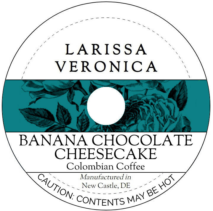 Banana Chocolate Cheesecake Colombian Coffee <BR>(Single Serve K-Cup Pods)
