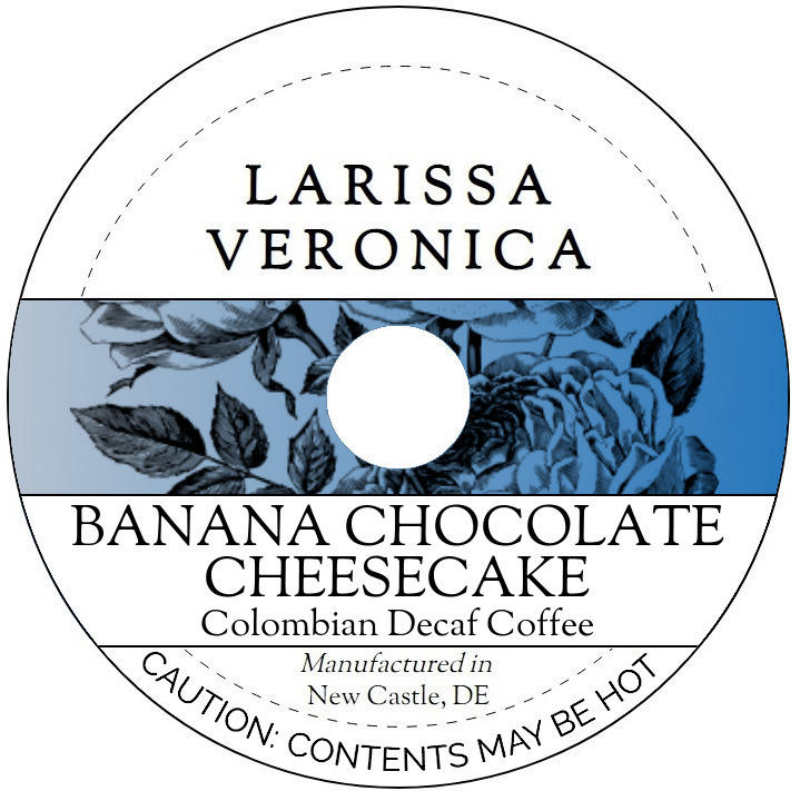 Banana Chocolate Cheesecake Colombian Decaf Coffee <BR>(Single Serve K-Cup Pods)