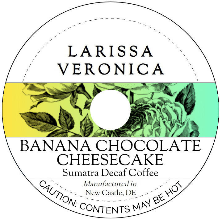 Banana Chocolate Cheesecake Sumatra Decaf Coffee <BR>(Single Serve K-Cup Pods)