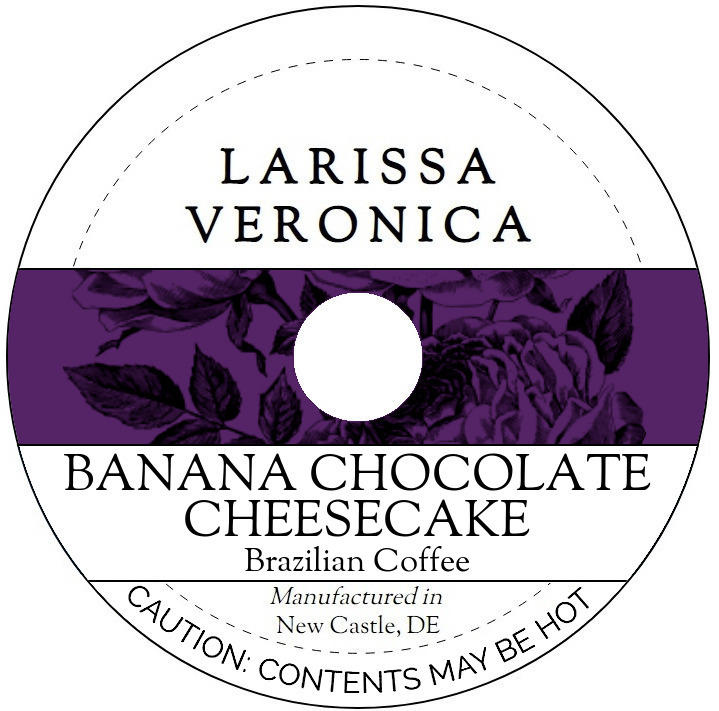 Banana Chocolate Cheesecake Brazilian Coffee <BR>(Single Serve K-Cup Pods)