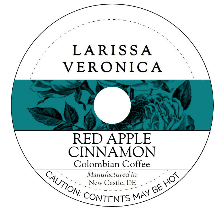 Red Apple Cinnamon Colombian Coffee <BR>(Single Serve K-Cup Pods)