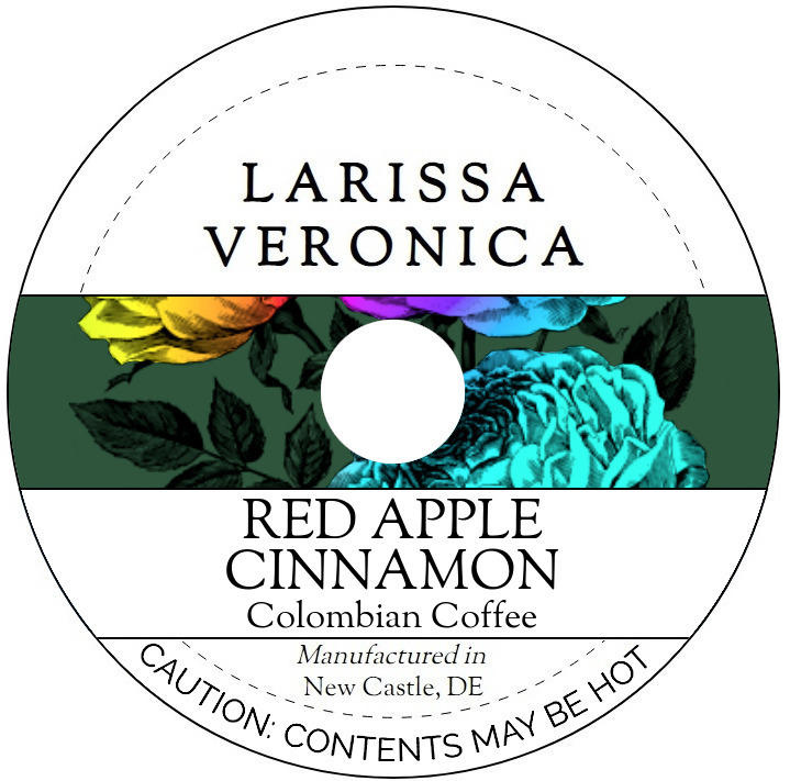Red Apple Cinnamon Colombian Coffee <BR>(Single Serve K-Cup Pods)