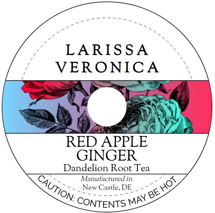 Red Apple Ginger Dandelion Root Tea <BR>(Single Serve K-Cup Pods)