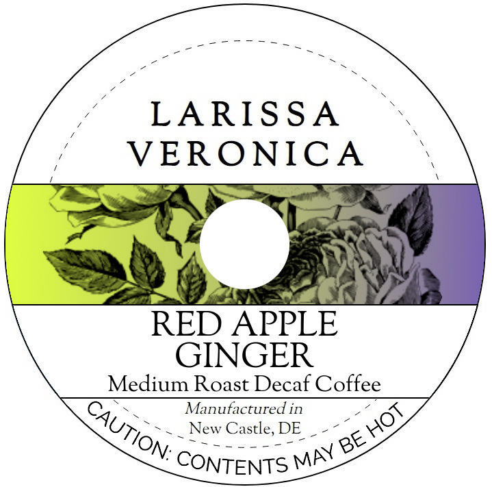 Red Apple Ginger Medium Roast Decaf Coffee <BR>(Single Serve K-Cup Pods)