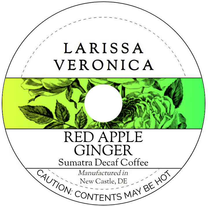 Red Apple Ginger Sumatra Decaf Coffee <BR>(Single Serve K-Cup Pods)