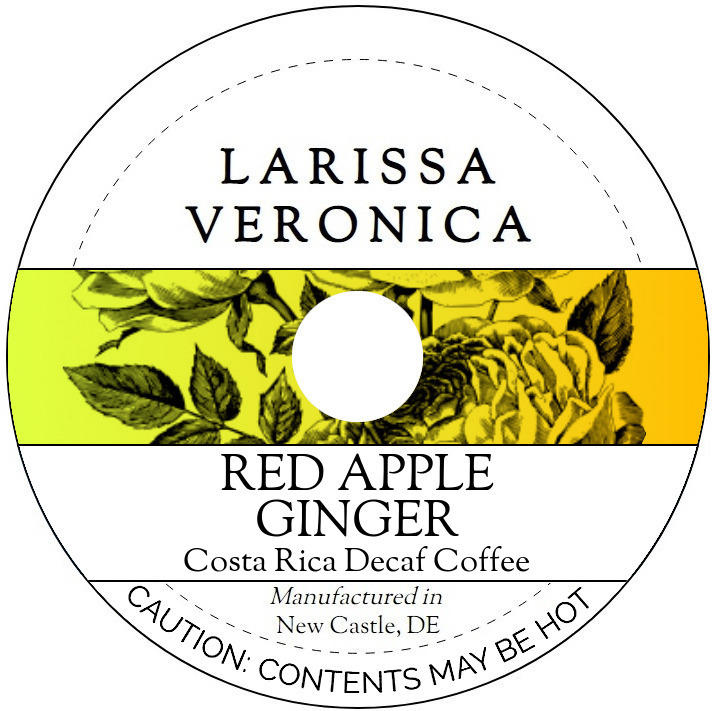 Red Apple Ginger Costa Rica Decaf Coffee <BR>(Single Serve K-Cup Pods)