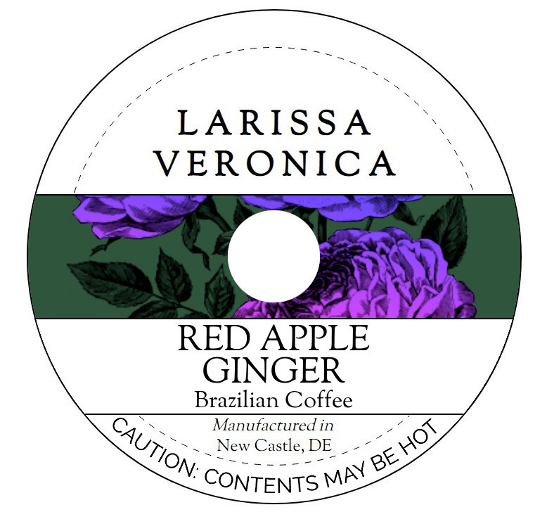 Red Apple Ginger Brazilian Coffee <BR>(Single Serve K-Cup Pods)