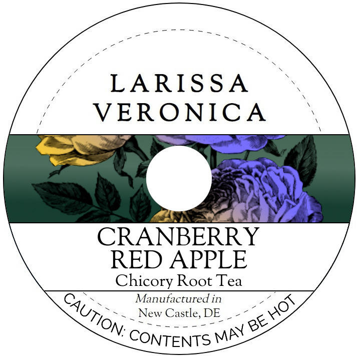 Cranberry Red Apple Chicory Root Tea <BR>(Single Serve K-Cup Pods)