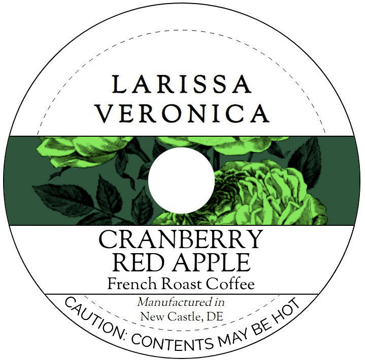 Cranberry Red Apple French Roast Coffee <BR>(Single Serve K-Cup Pods)