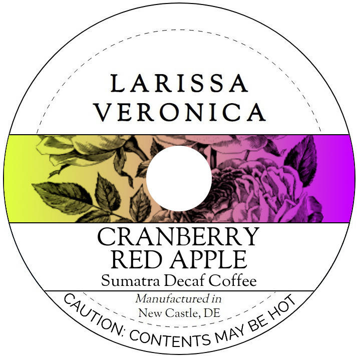 Cranberry Red Apple Sumatra Decaf Coffee <BR>(Single Serve K-Cup Pods)