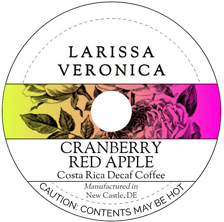 Cranberry Red Apple Costa Rica Decaf Coffee <BR>(Single Serve K-Cup Pods)