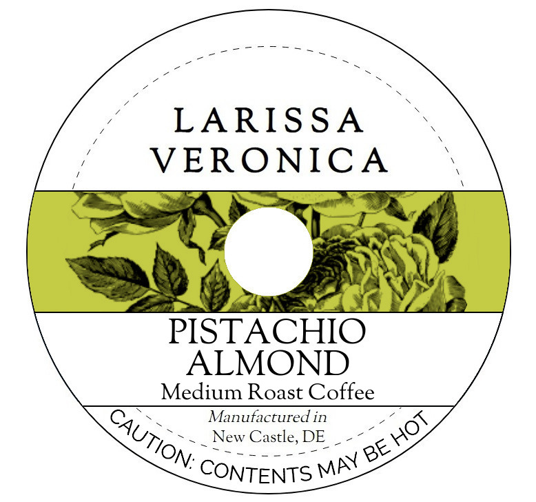 Pistachio Almond Medium Roast Coffee <BR>(Single Serve K-Cup Pods)