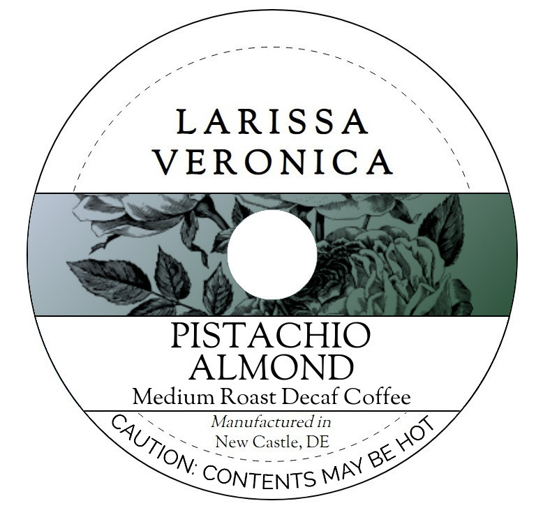 Pistachio Almond Medium Roast Decaf Coffee <BR>(Single Serve K-Cup Pods)