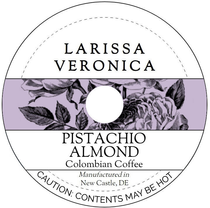 Pistachio Almond Colombian Coffee <BR>(Single Serve K-Cup Pods)