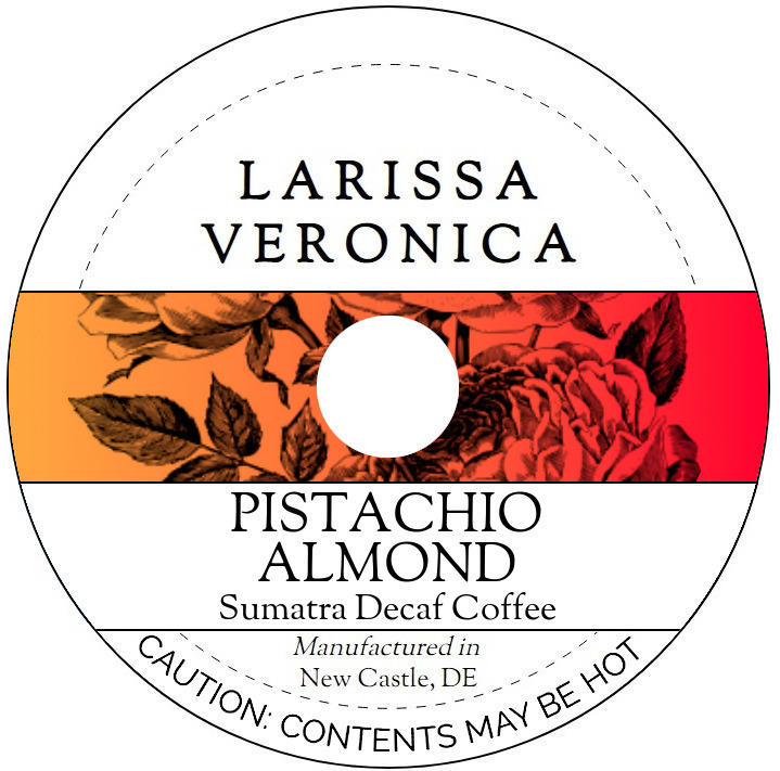Pistachio Almond Sumatra Decaf Coffee <BR>(Single Serve K-Cup Pods)