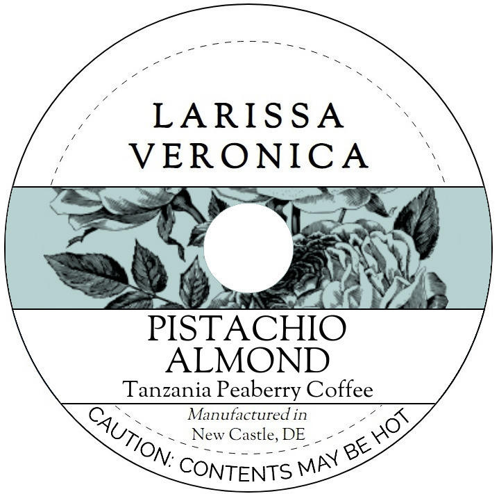 Pistachio Almond Tanzania Peaberry Coffee <BR>(Single Serve K-Cup Pods)