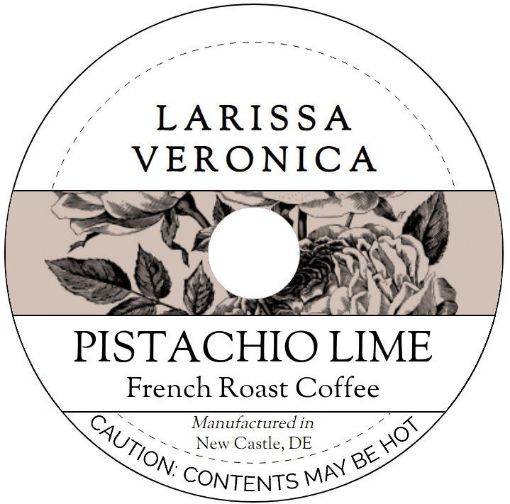 Pistachio Lime French Roast Coffee <BR>(Single Serve K-Cup Pods)