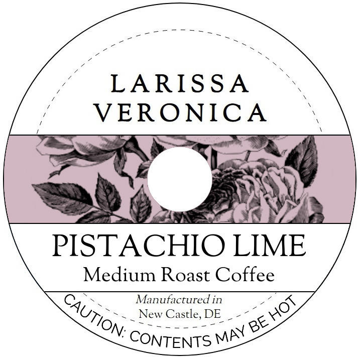 Pistachio Lime Medium Roast Coffee <BR>(Single Serve K-Cup Pods)