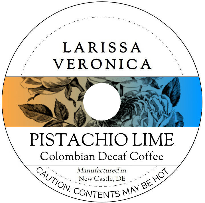 Pistachio Lime Colombian Decaf Coffee <BR>(Single Serve K-Cup Pods)