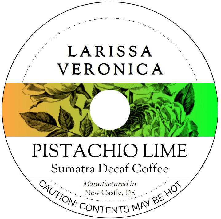 Pistachio Lime Sumatra Decaf Coffee <BR>(Single Serve K-Cup Pods)