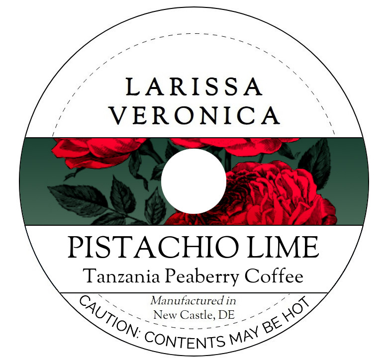 Pistachio Lime Tanzania Peaberry Coffee <BR>(Single Serve K-Cup Pods)