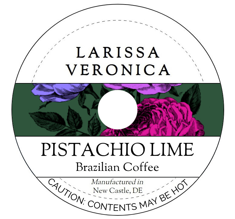 Pistachio Lime Brazilian Coffee <BR>(Single Serve K-Cup Pods)