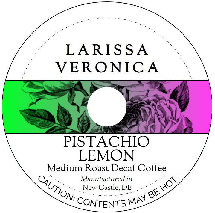 Pistachio Lemon Medium Roast Decaf Coffee <BR>(Single Serve K-Cup Pods)