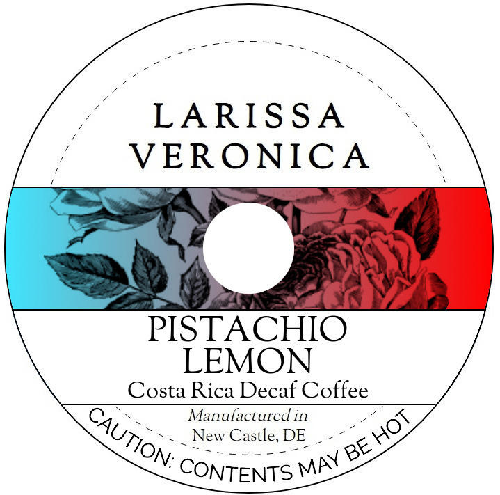 Pistachio Lemon Costa Rica Decaf Coffee <BR>(Single Serve K-Cup Pods)
