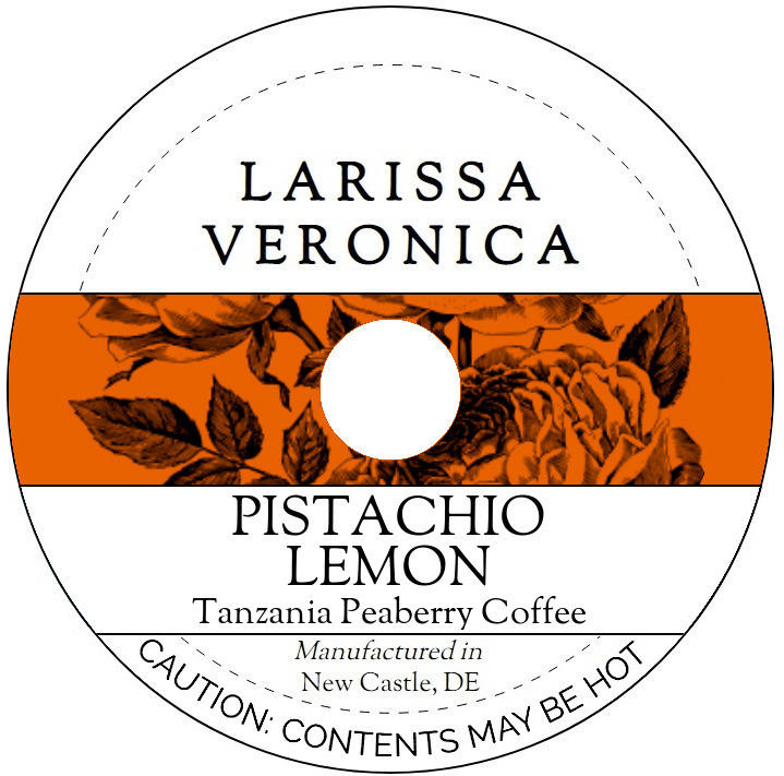 Pistachio Lemon Tanzania Peaberry Coffee <BR>(Single Serve K-Cup Pods)