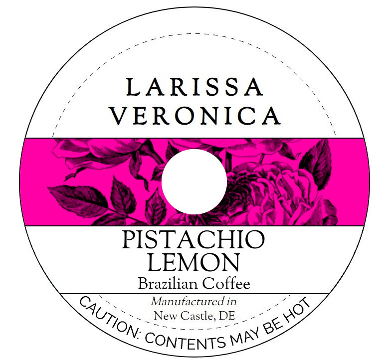 Pistachio Lemon Brazilian Coffee <BR>(Single Serve K-Cup Pods)