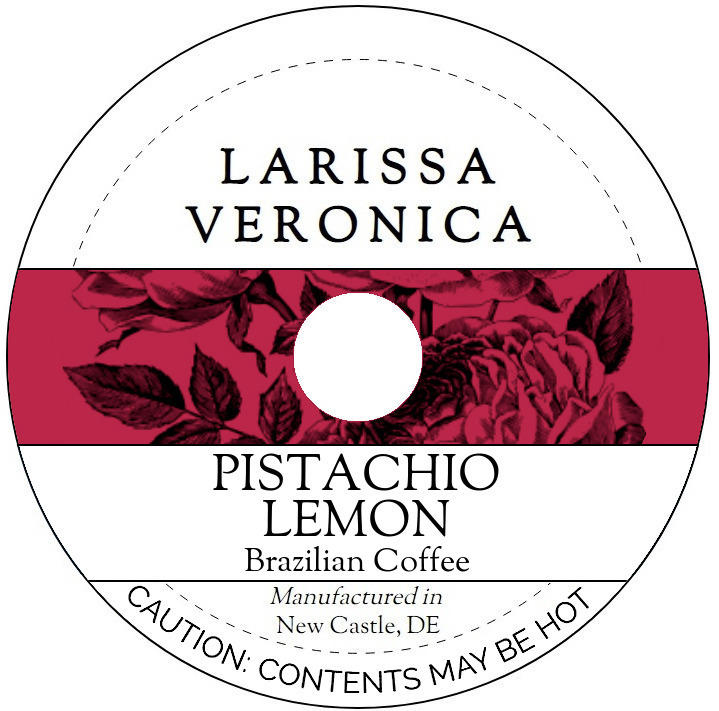 Pistachio Lemon Brazilian Coffee <BR>(Single Serve K-Cup Pods)