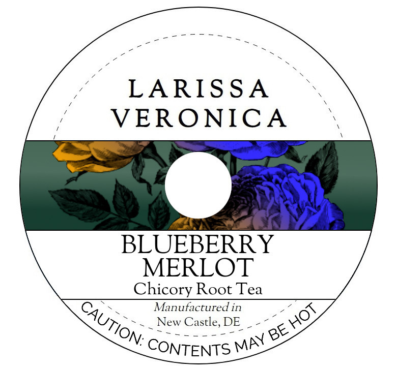 Blueberry Merlot Chicory Root Tea <BR>(Single Serve K-Cup Pods)