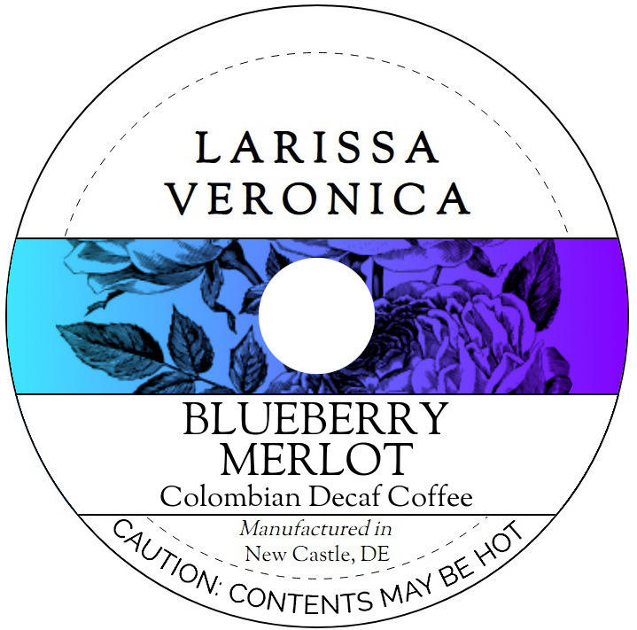 Blueberry Merlot Colombian Decaf Coffee <BR>(Single Serve K-Cup Pods)
