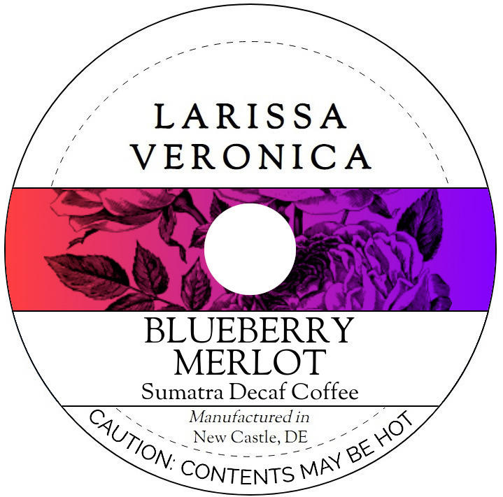 Blueberry Merlot Sumatra Decaf Coffee <BR>(Single Serve K-Cup Pods)