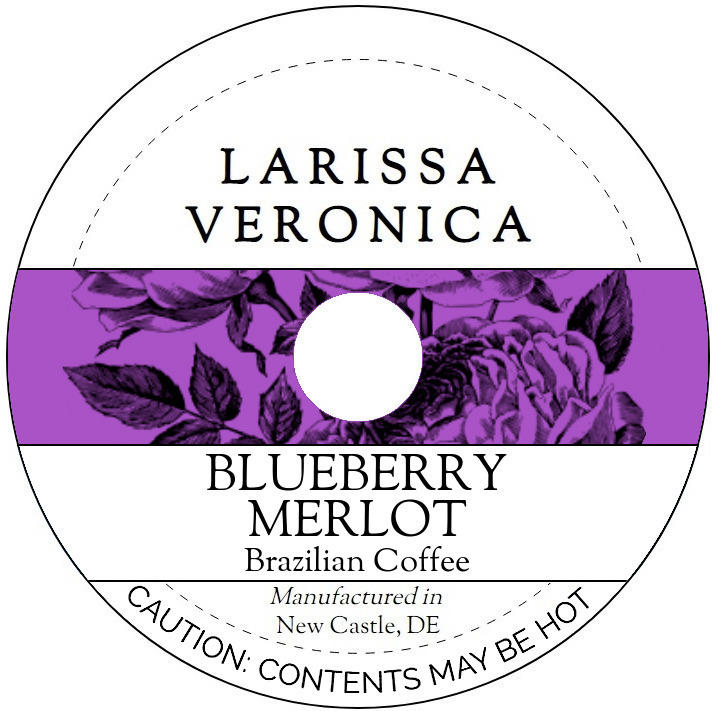 Blueberry Merlot Brazilian Coffee <BR>(Single Serve K-Cup Pods)