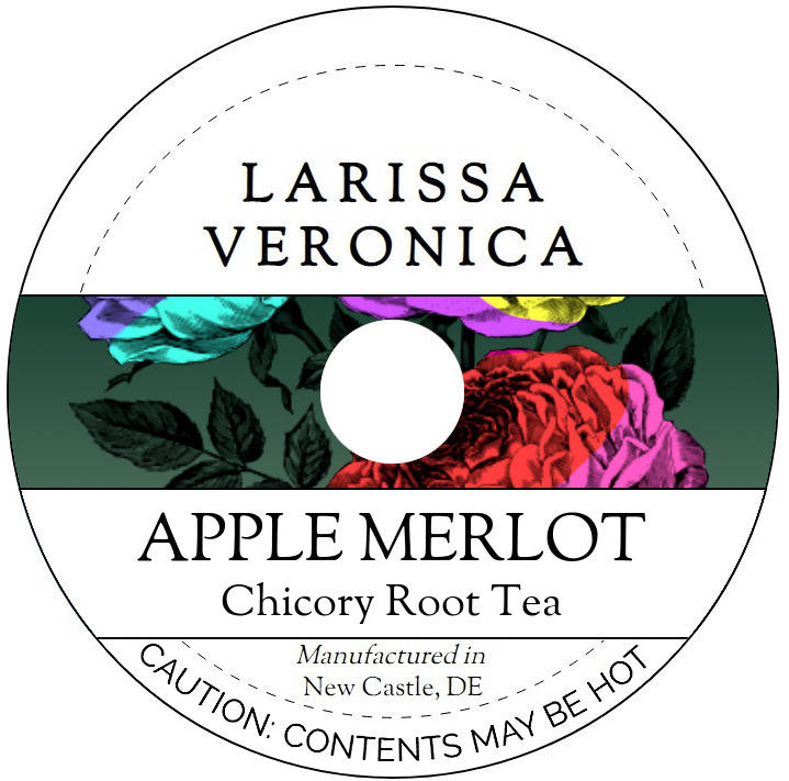 Apple Merlot Chicory Root Tea <BR>(Single Serve K-Cup Pods)