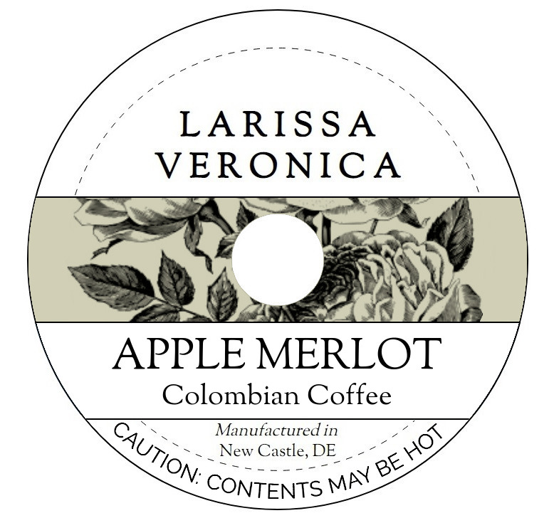 Apple Merlot Colombian Coffee <BR>(Single Serve K-Cup Pods)