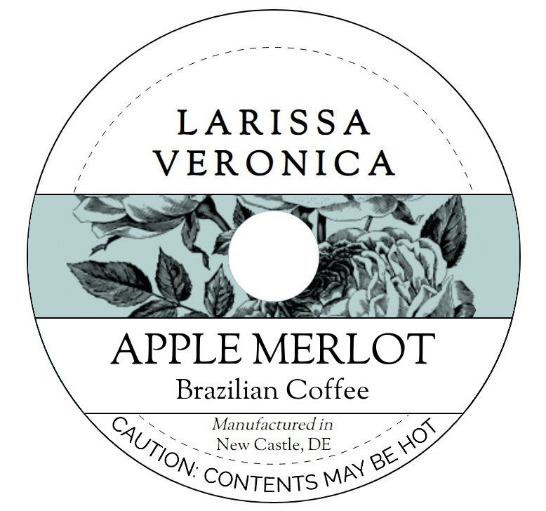 Apple Merlot Brazilian Coffee <BR>(Single Serve K-Cup Pods)