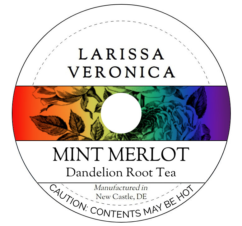 Mint Merlot Dandelion Root Tea <BR>(Single Serve K-Cup Pods)