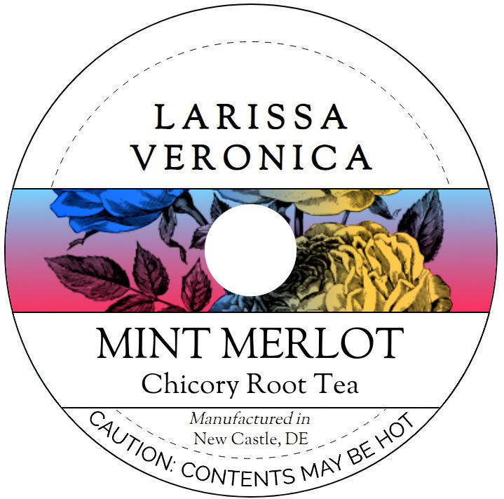 Mint Merlot Chicory Root Tea <BR>(Single Serve K-Cup Pods)