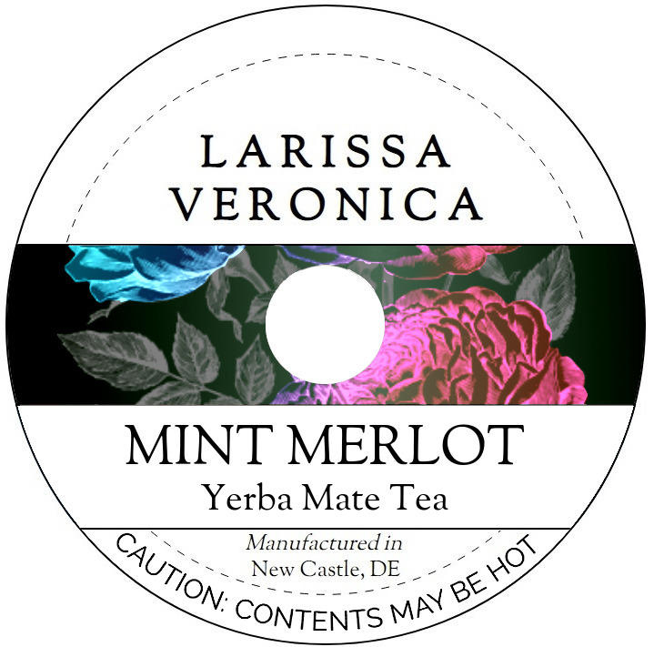 Mint Merlot Yerba Mate Tea <BR>(Single Serve K-Cup Pods)