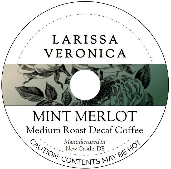 Mint Merlot Medium Roast Decaf Coffee <BR>(Single Serve K-Cup Pods)