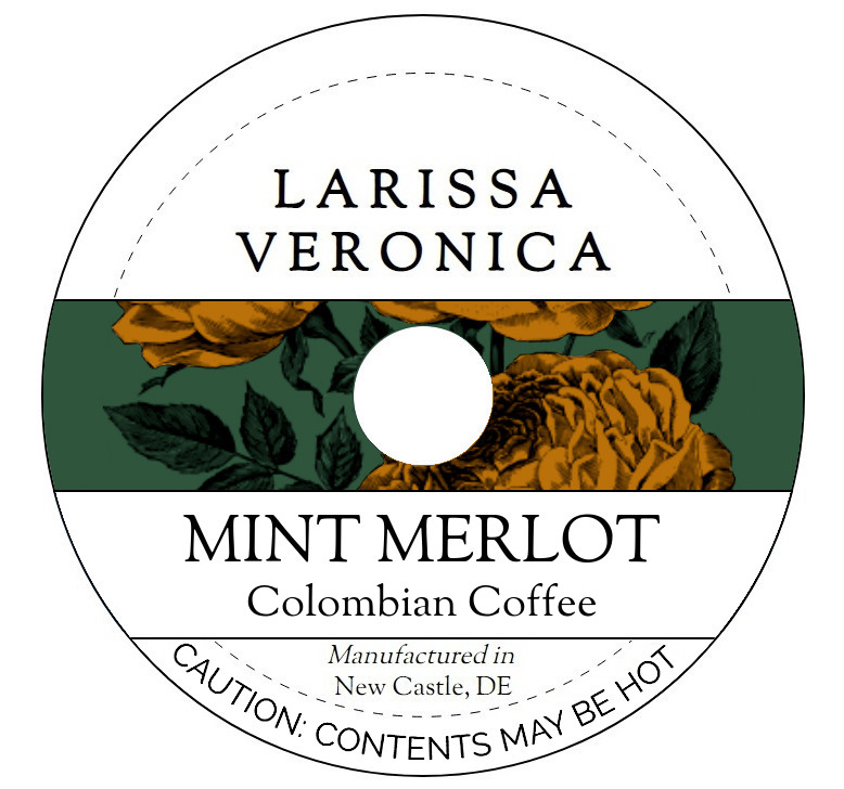 Mint Merlot Colombian Coffee <BR>(Single Serve K-Cup Pods)