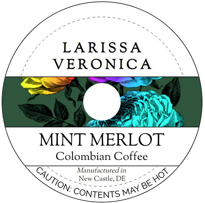 Mint Merlot Colombian Coffee <BR>(Single Serve K-Cup Pods)