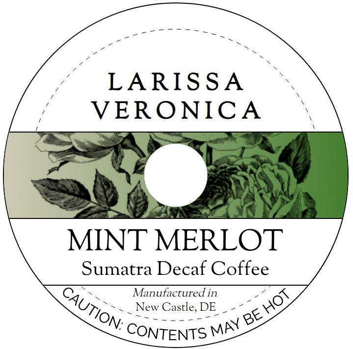 Mint Merlot Sumatra Decaf Coffee <BR>(Single Serve K-Cup Pods)