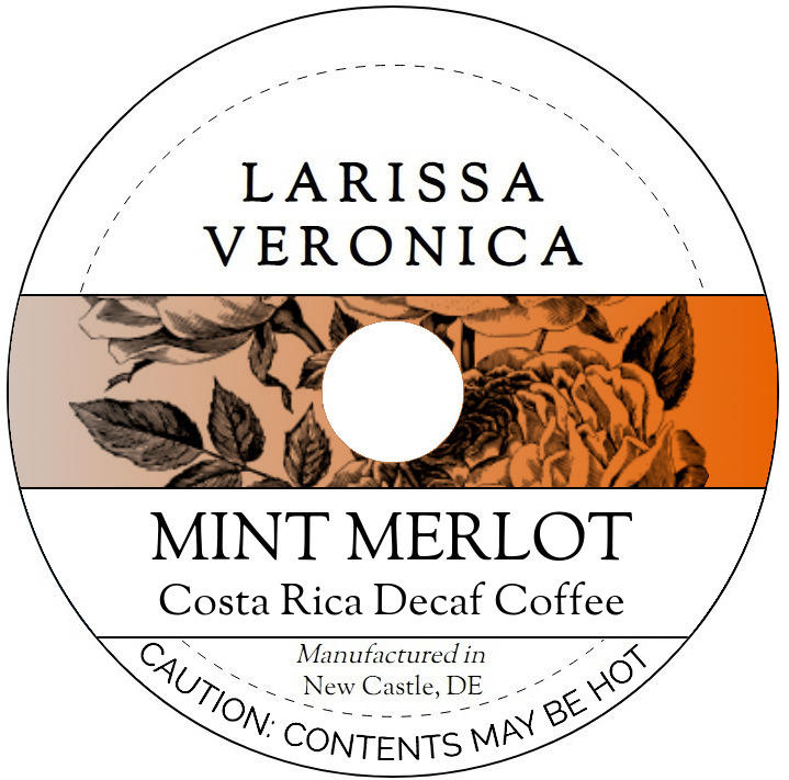 Mint Merlot Costa Rica Decaf Coffee <BR>(Single Serve K-Cup Pods)