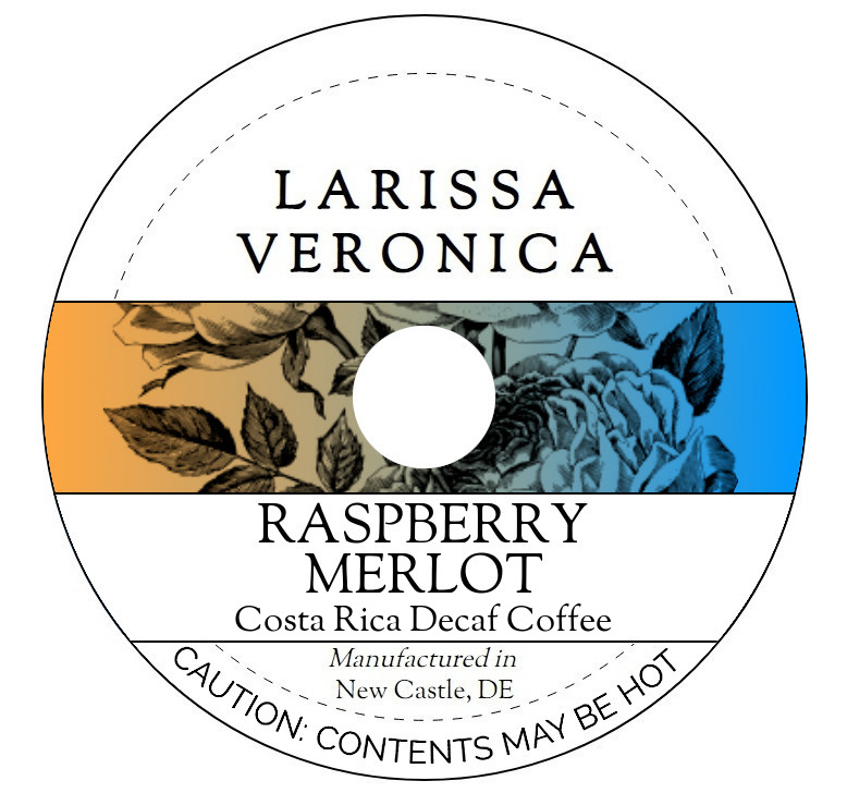 Raspberry Merlot Costa Rica Decaf Coffee <BR>(Single Serve K-Cup Pods)