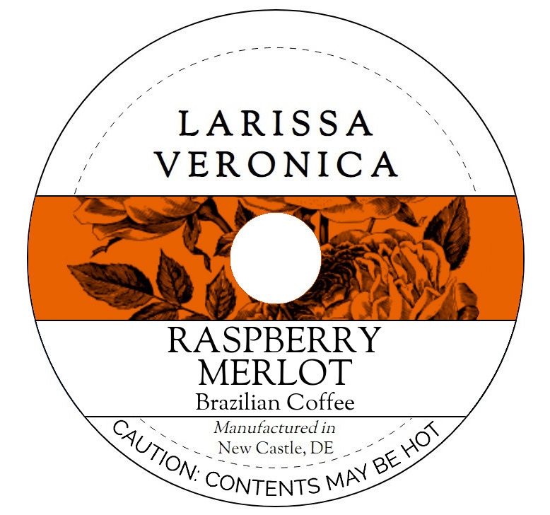 Raspberry Merlot Brazilian Coffee <BR>(Single Serve K-Cup Pods)